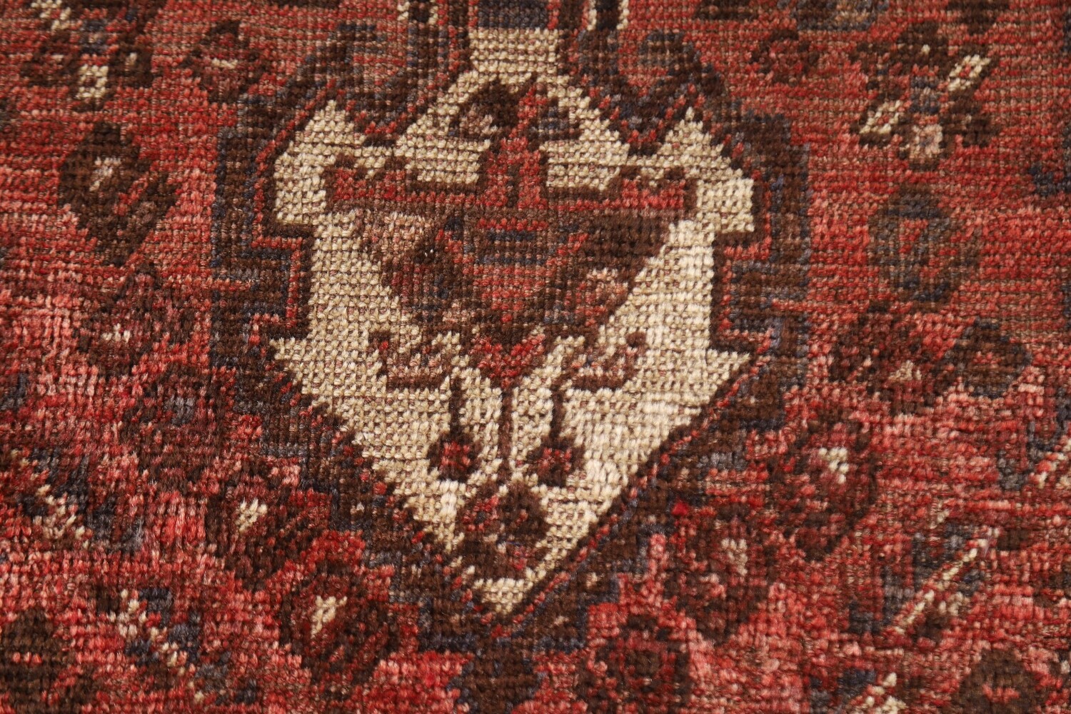 Vegetable Dye Antique Qashqai Persian Area Rug 6x9