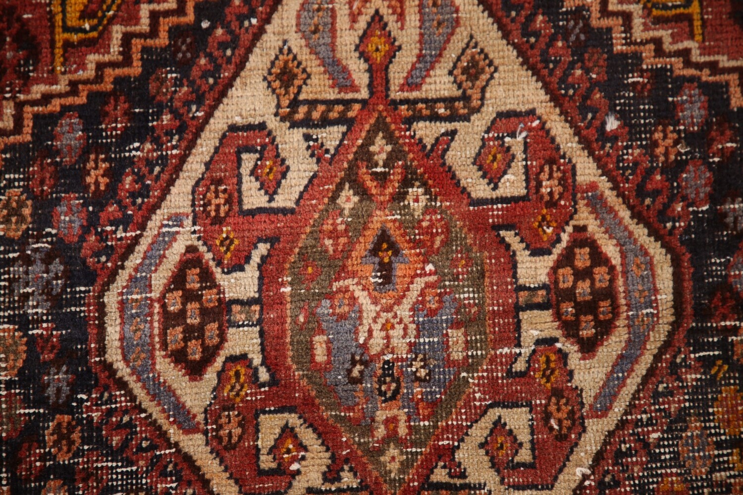 Antique Shiraz Persian Area Rug 5x8