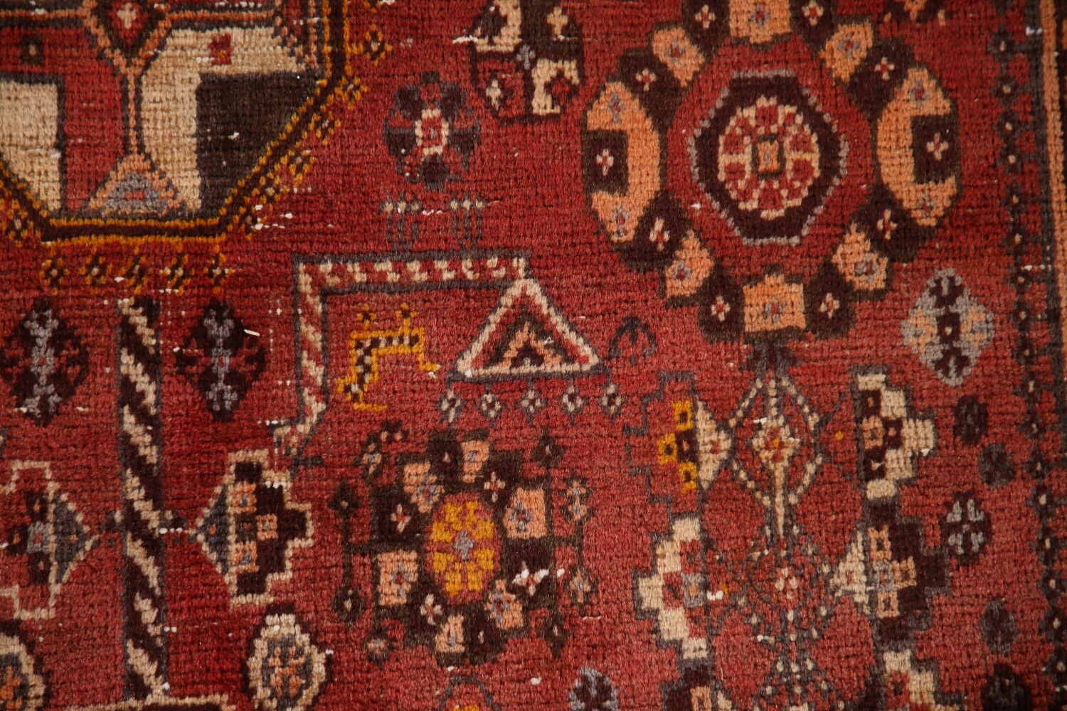 Antique Shiraz Persian Area Rug 5x8