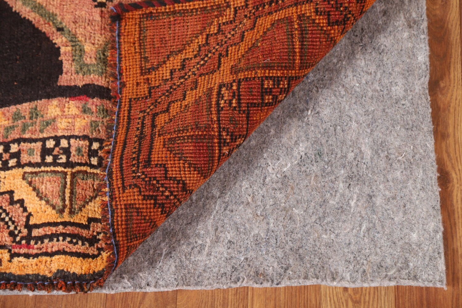 Geometric Wool Lori Antique Persian Rug 4x7