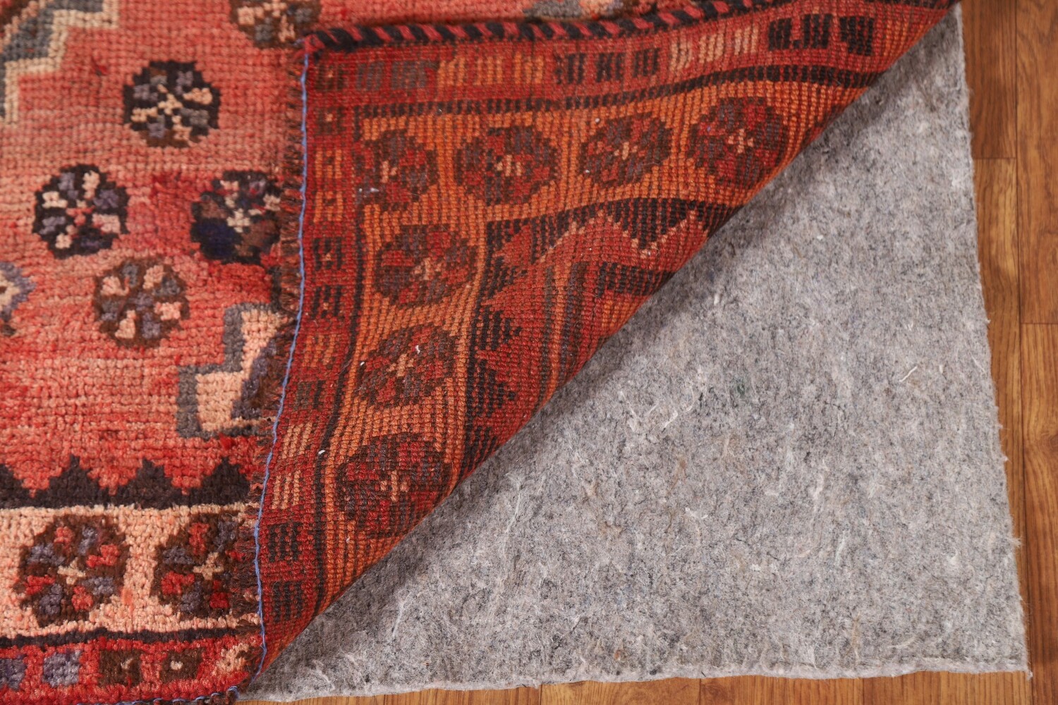 Antique Wool Lori Persian Runner Rug 4x9