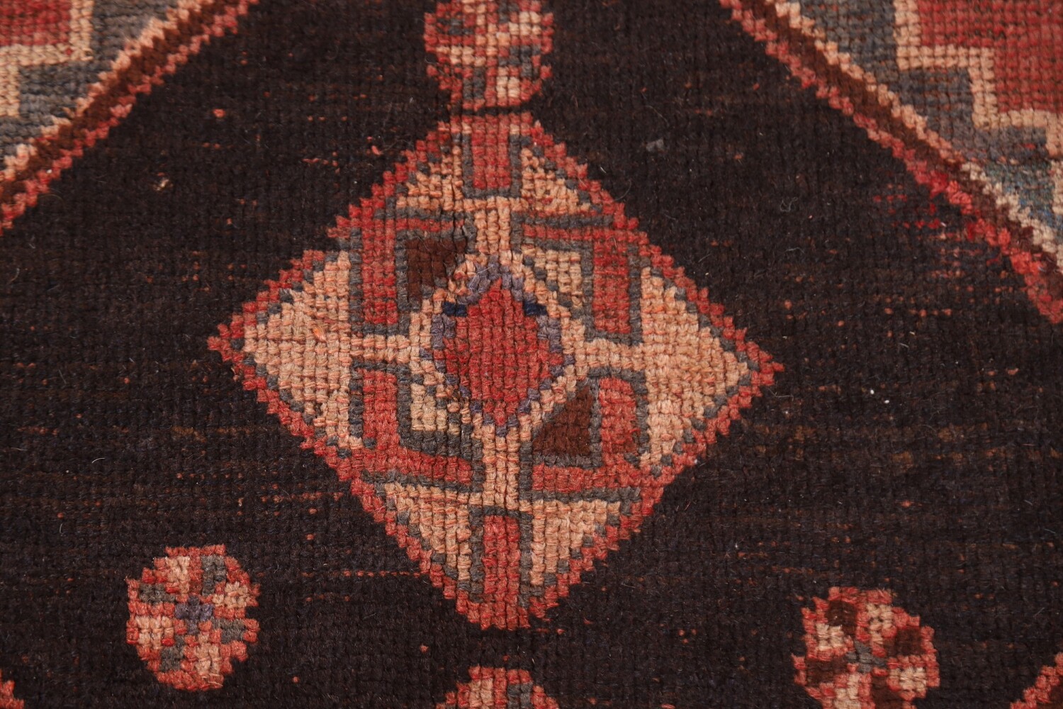 Antique Wool Lori Persian Runner Rug 4x9