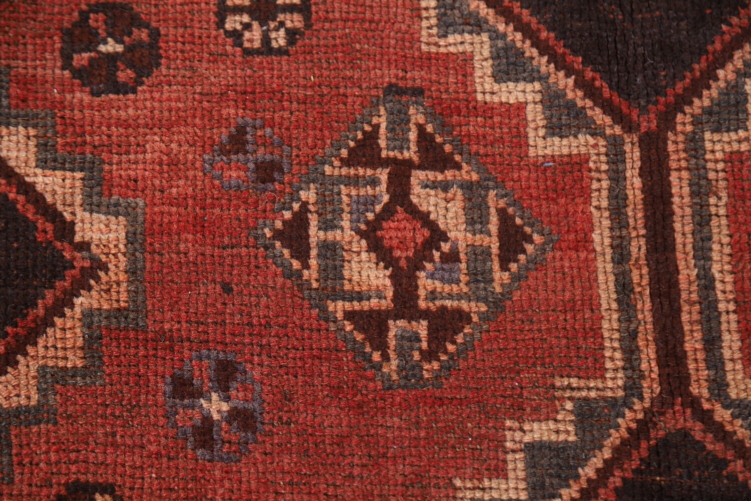 Antique Wool Lori Persian Runner Rug 4x9