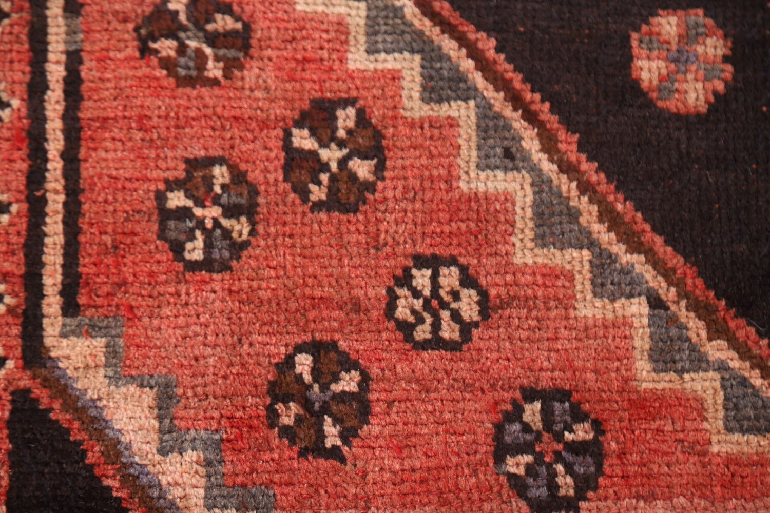 Antique Wool Lori Persian Runner Rug 4x9