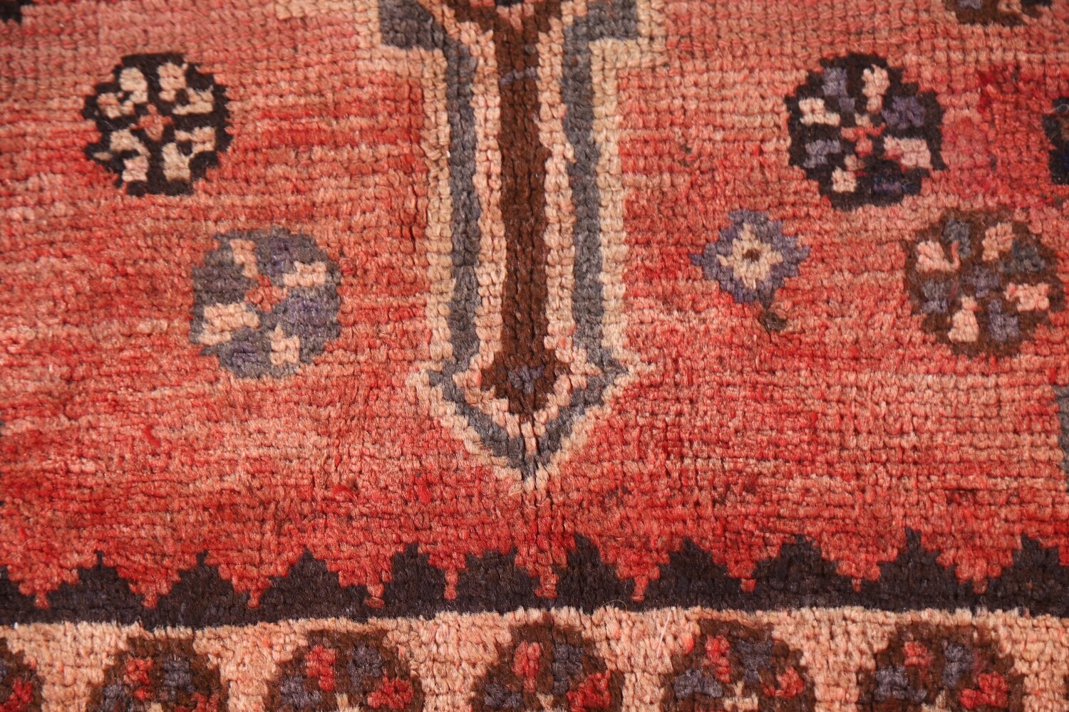 Antique Wool Lori Persian Runner Rug 4x9