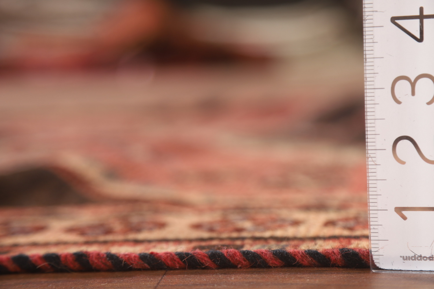 Antique Wool Lori Persian Runner Rug 4x9