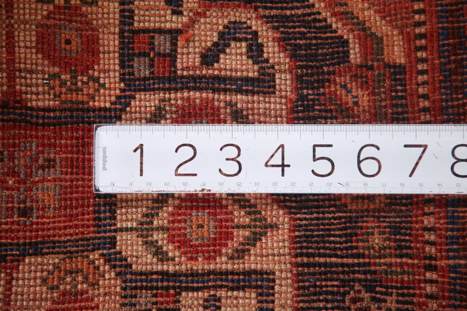 Antique Vegetable Dye Shiraz Persian Area Rug 5x8