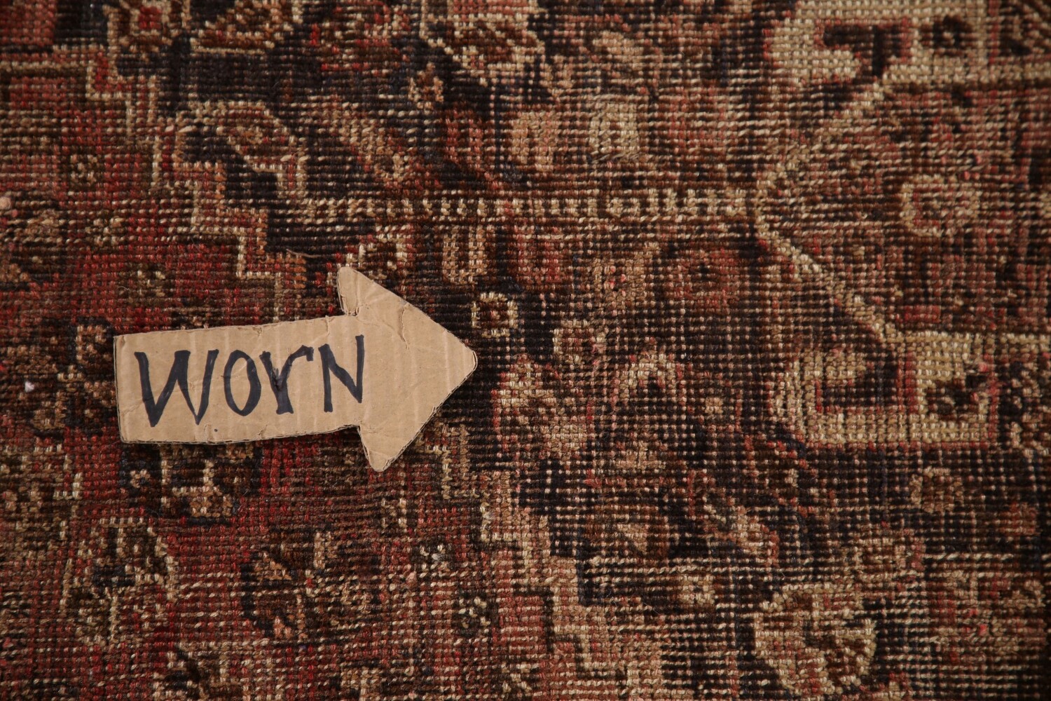 Antique Qashqai Persian Area Rug 5x8