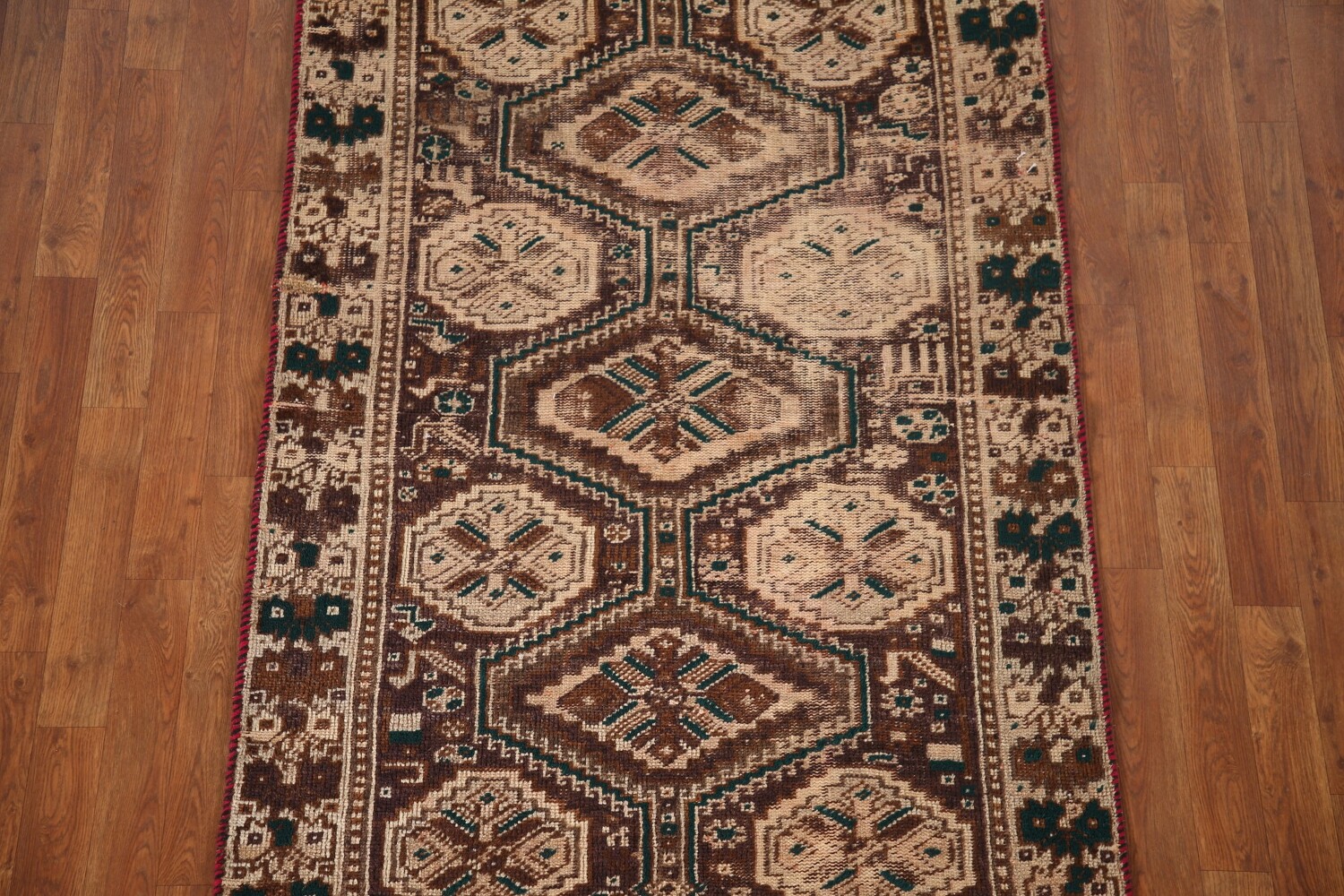 Pre-1900 Antique Tribal Qashqai Persian Rug 4x6