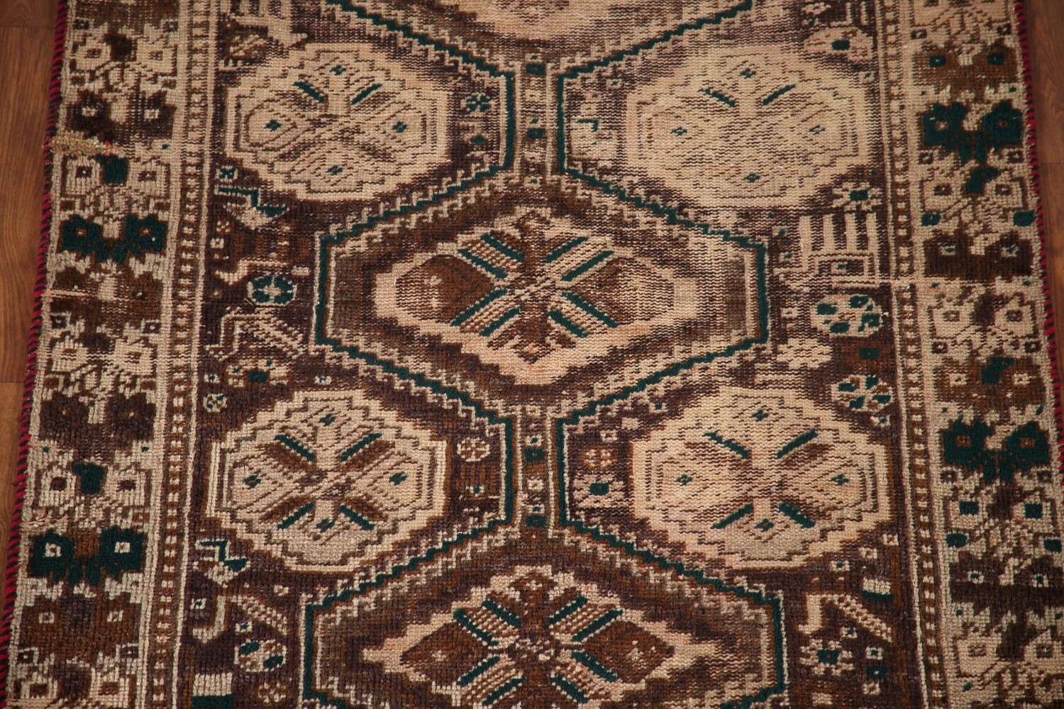Pre-1900 Antique Tribal Qashqai Persian Rug 4x6