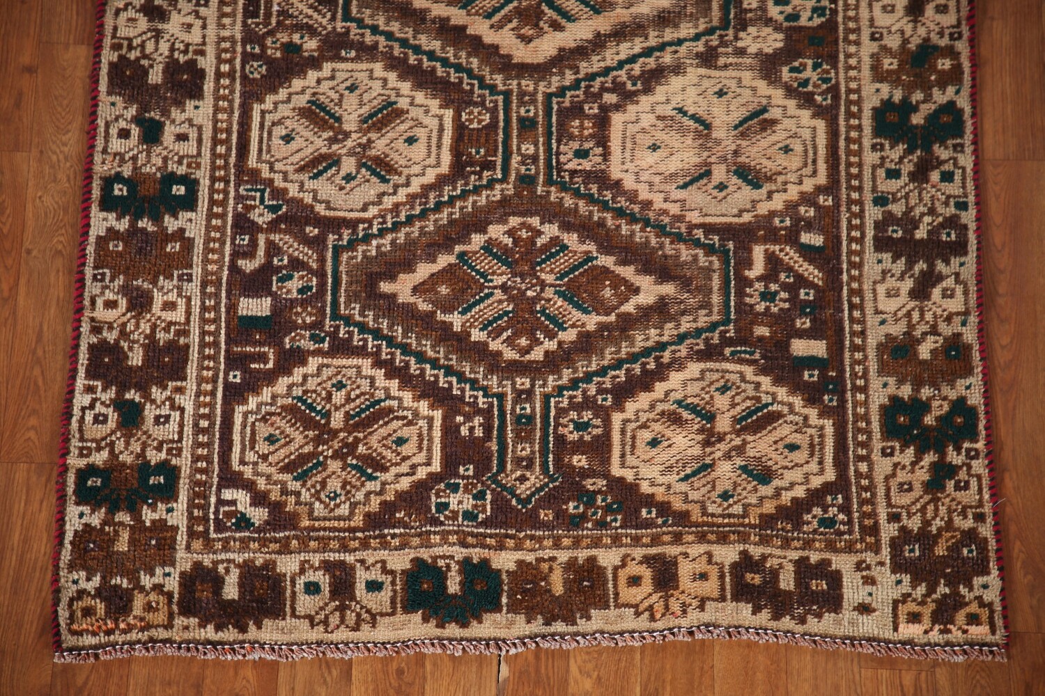 Pre-1900 Antique Tribal Qashqai Persian Rug 4x6
