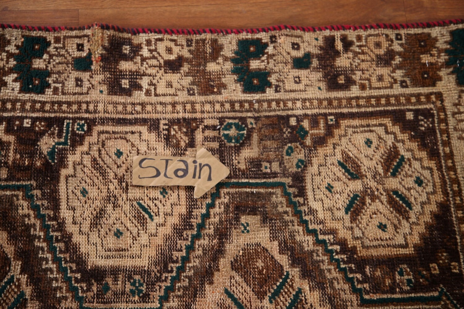 Pre-1900 Antique Tribal Qashqai Persian Rug 4x6
