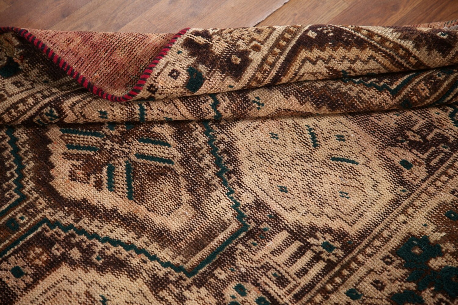 Pre-1900 Antique Tribal Qashqai Persian Rug 4x6
