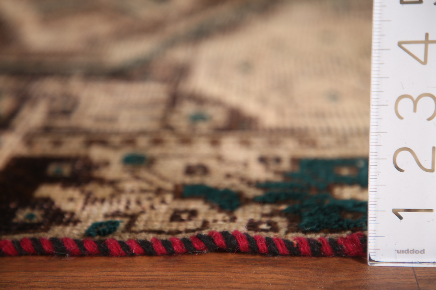 Pre-1900 Antique Tribal Qashqai Persian Rug 4x6