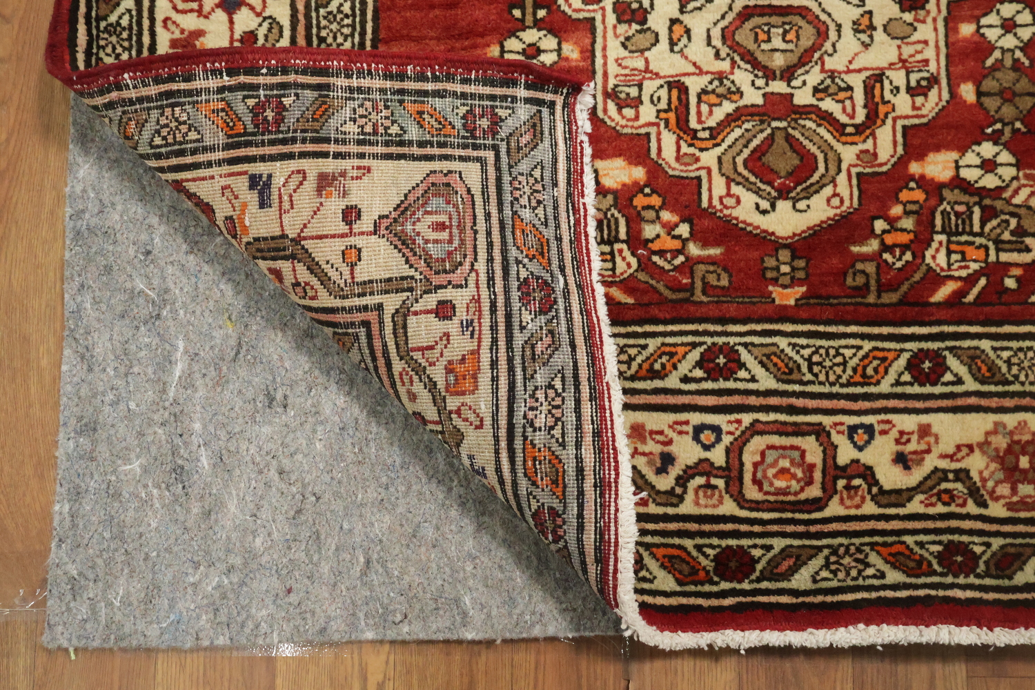 Handmade Tabriz Persian Runner Rug 4x13