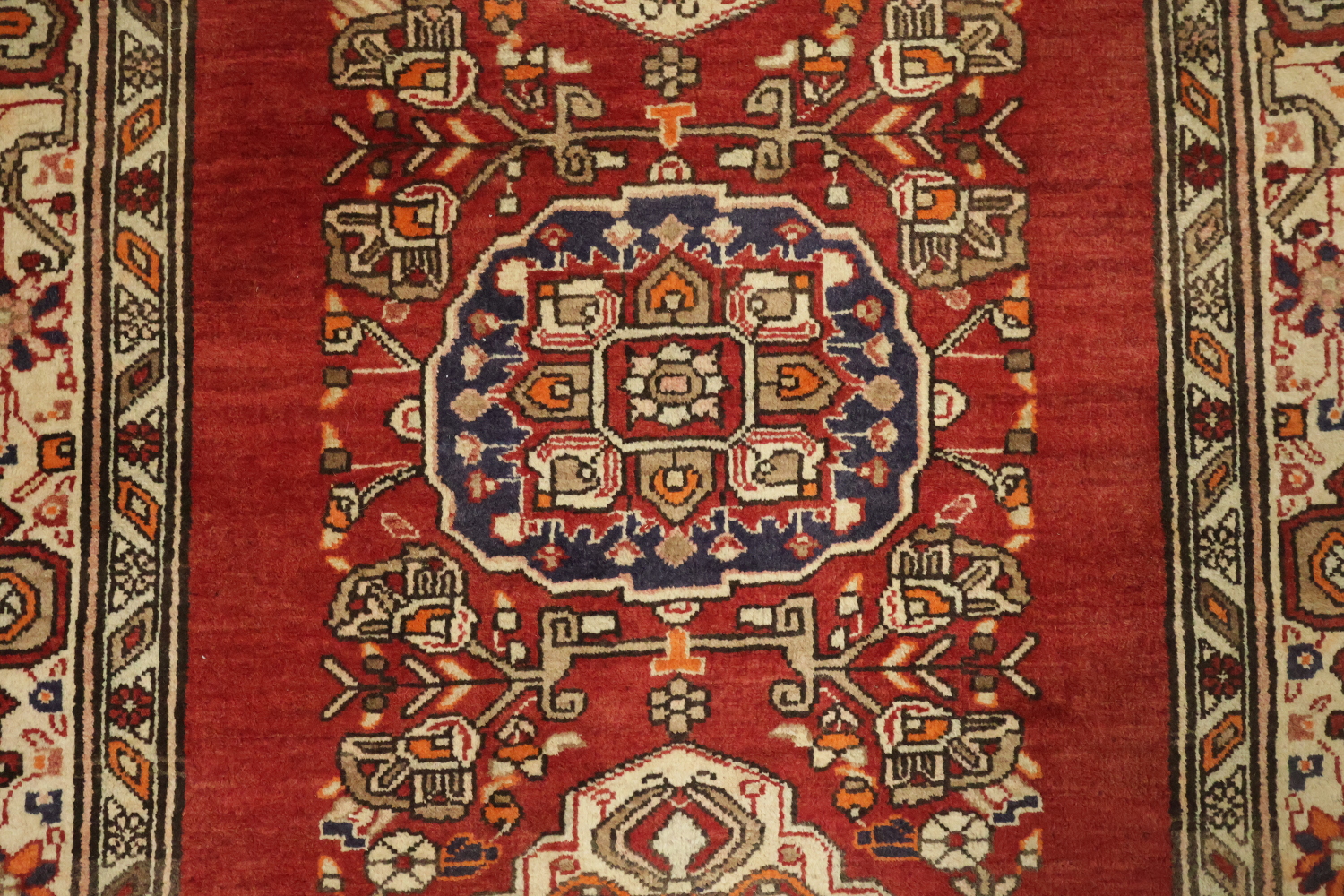 Handmade Tabriz Persian Runner Rug 4x13