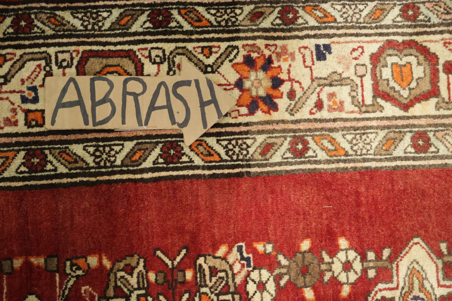 Handmade Tabriz Persian Runner Rug 4x13