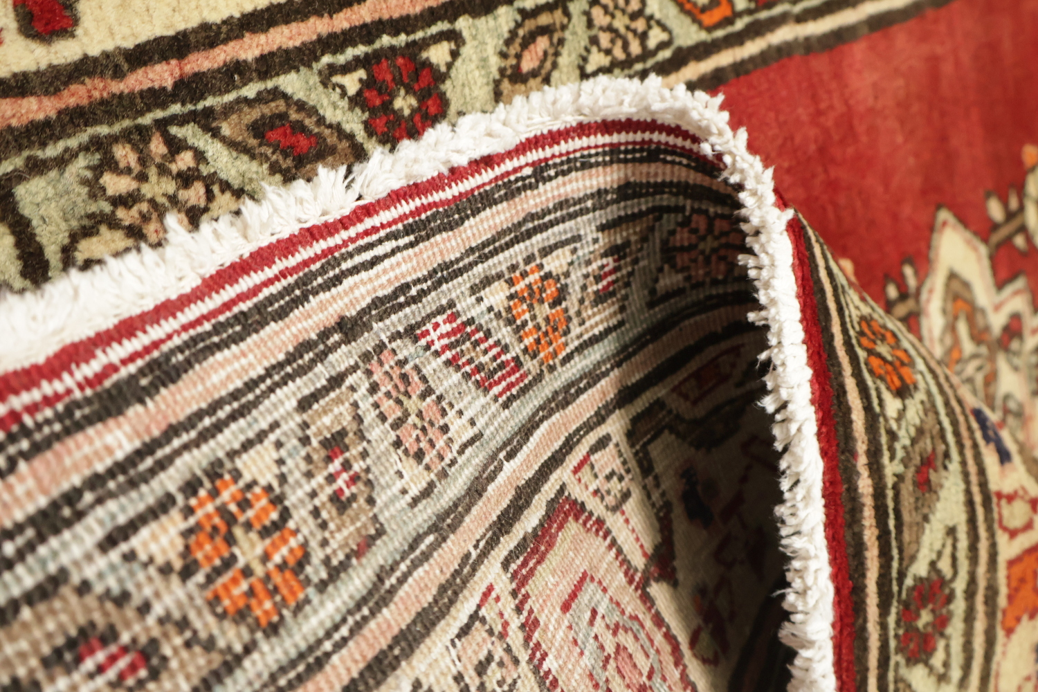 Handmade Tabriz Persian Runner Rug 4x13