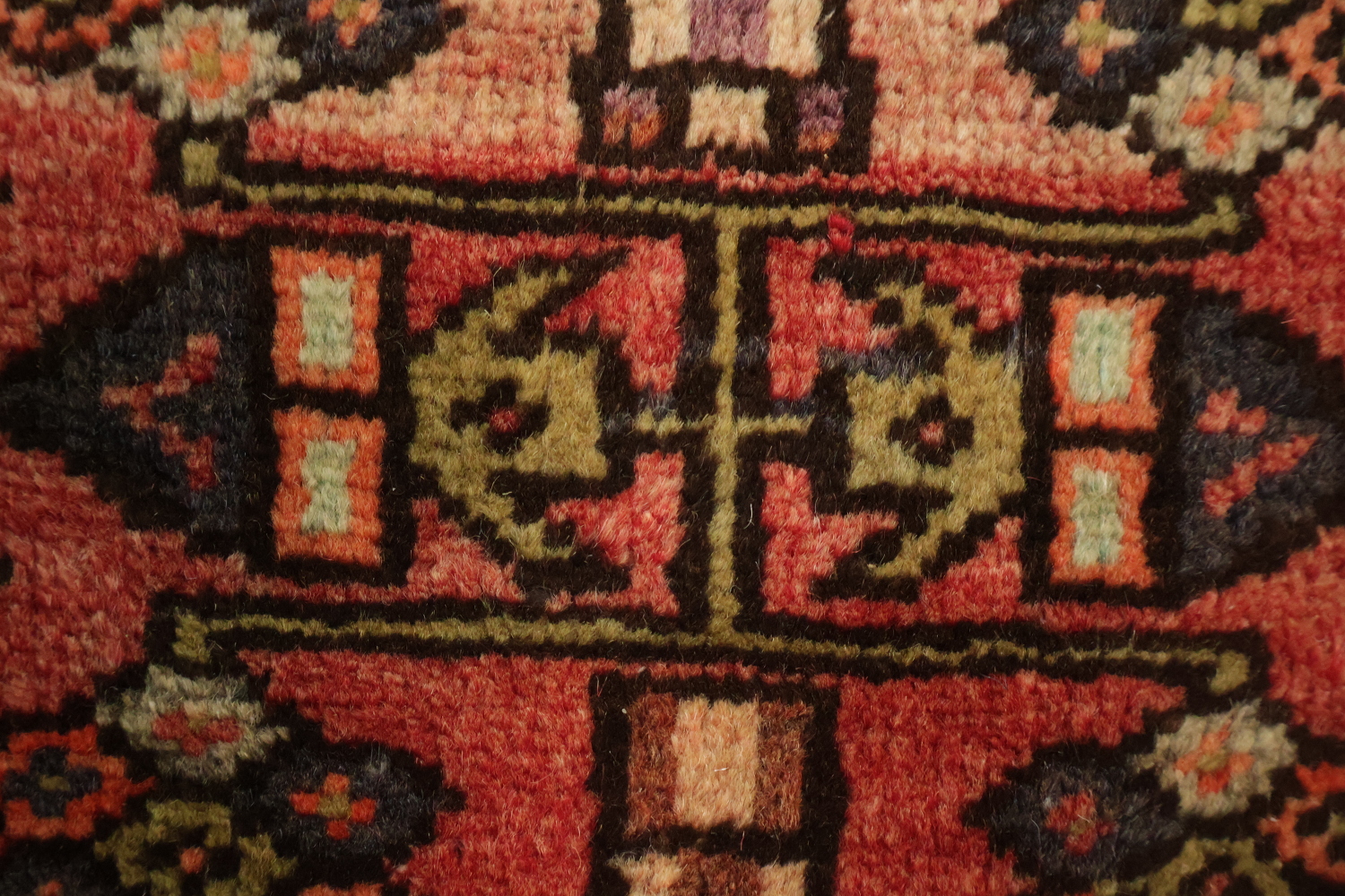 Geometric Ardebil Persian Runner Rug 4x11