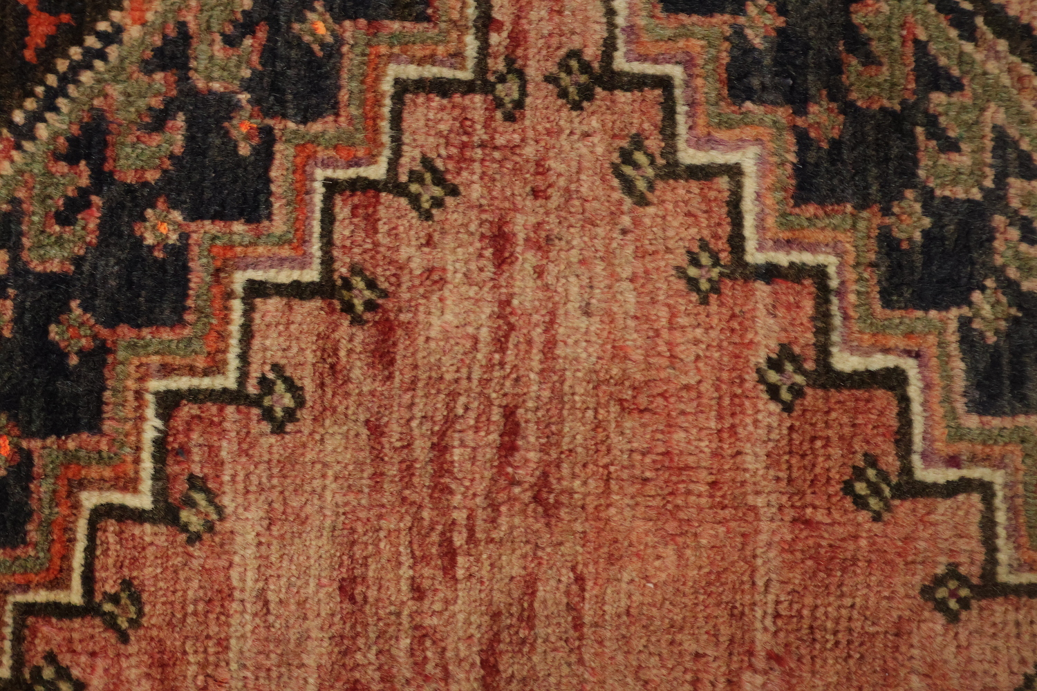 Geometric Ardebil Persian Runner Rug 4x11