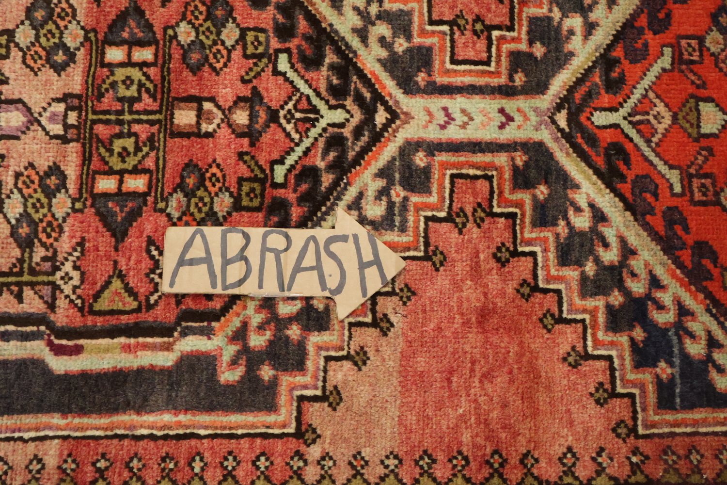 Geometric Ardebil Persian Runner Rug 4x11