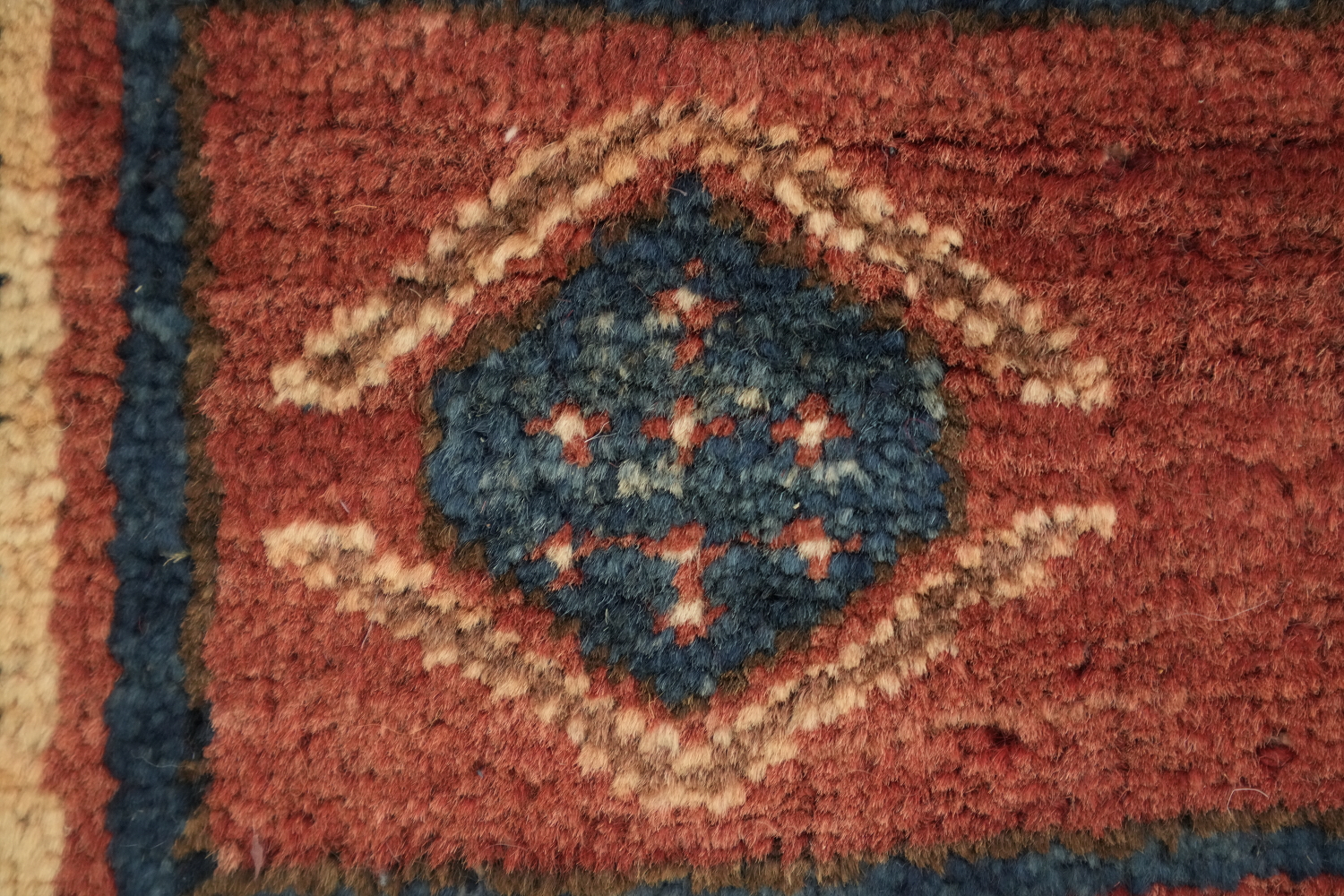 Navy Blue Meshkin Persian Runner Rug 4x10