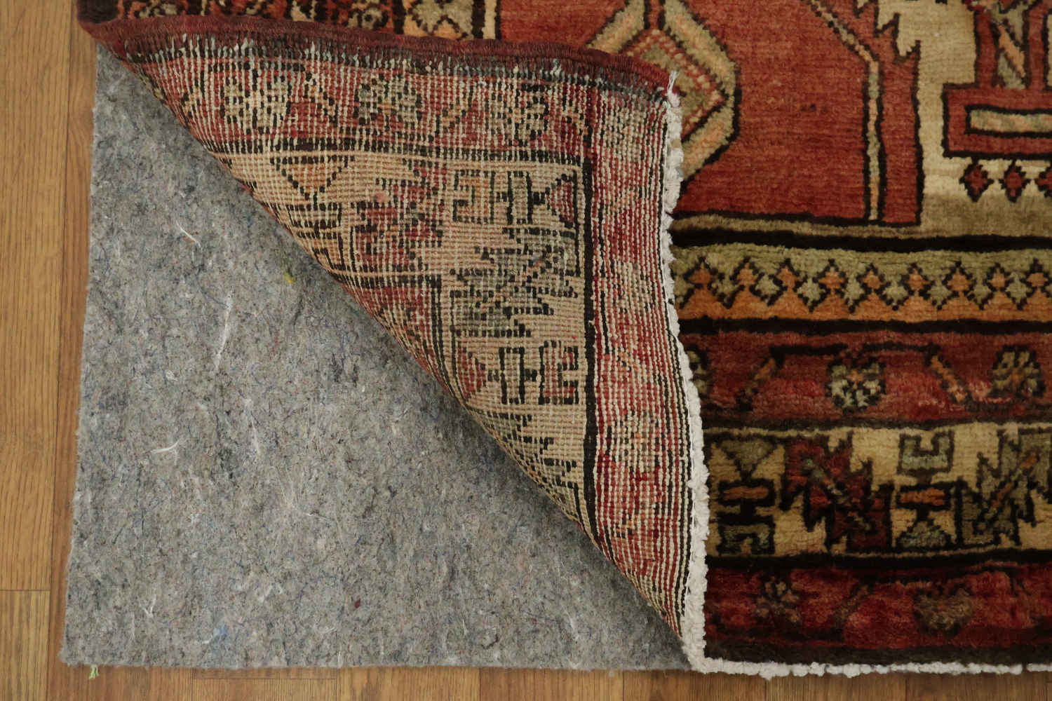 Tribal Wool Ardebil Persian Runner Rug 4x11