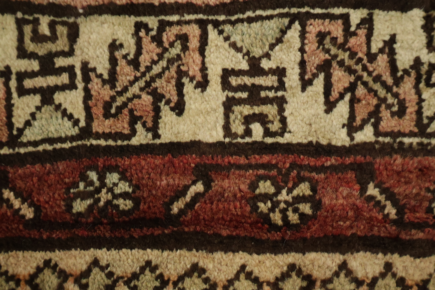 Tribal Wool Ardebil Persian Runner Rug 4x11
