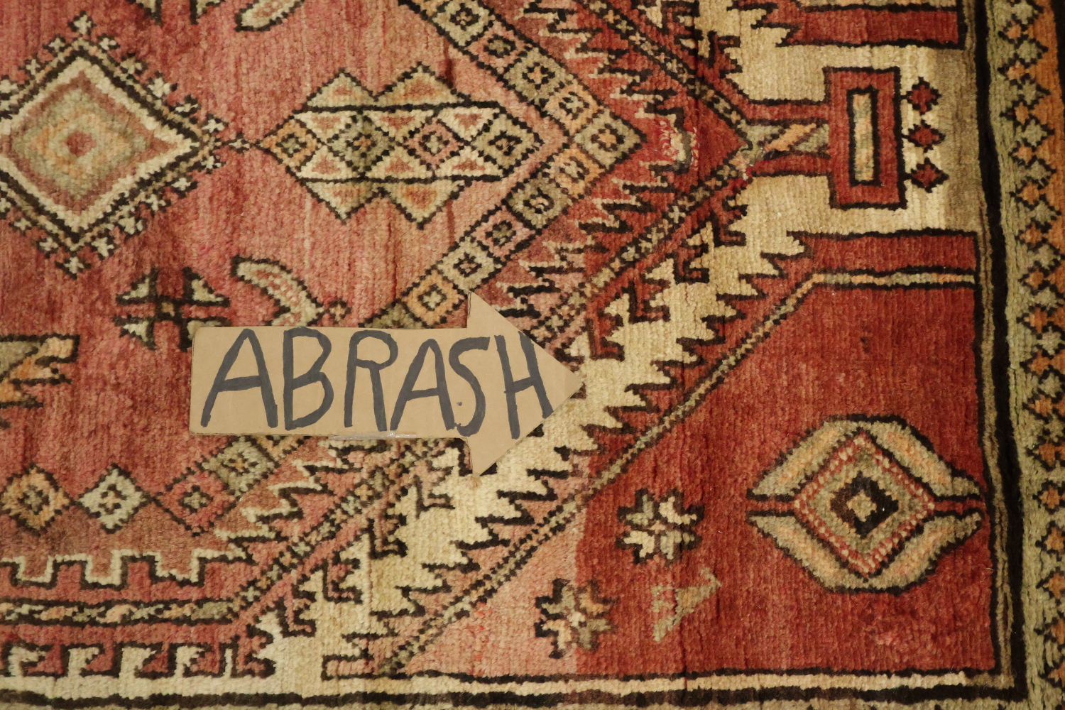 Tribal Wool Ardebil Persian Runner Rug 4x11