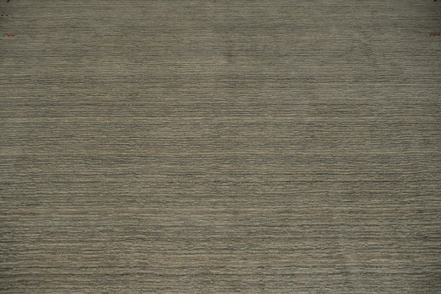 Minimalist Gabbeh Area Rug 8x10 with Subtle Border Accents
