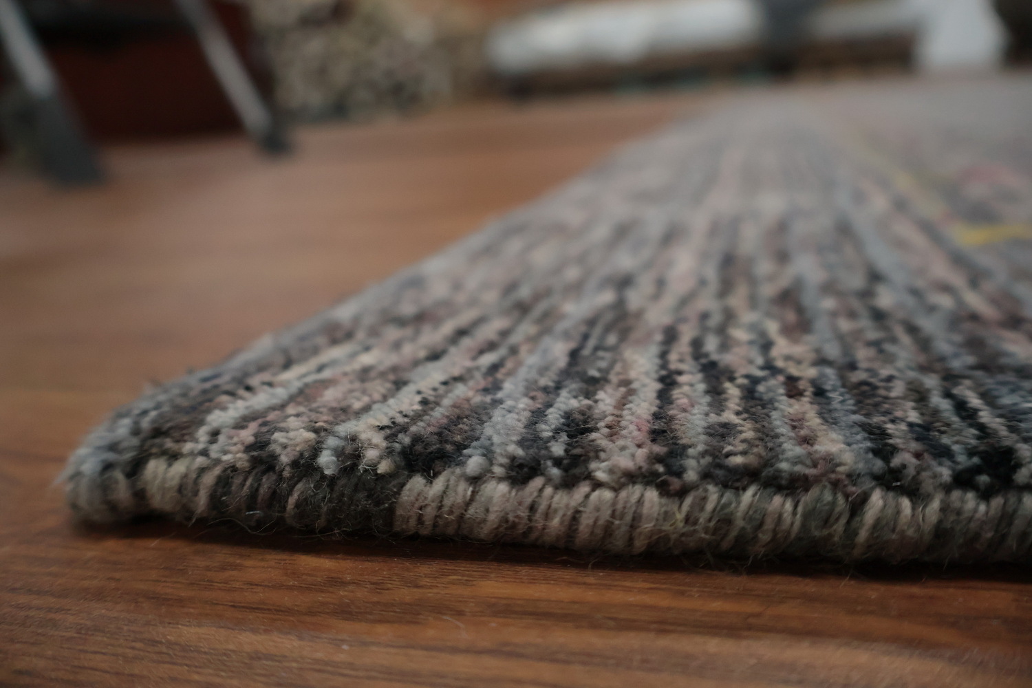 Versatile Gray Gabbeh Area Rug 8x10
