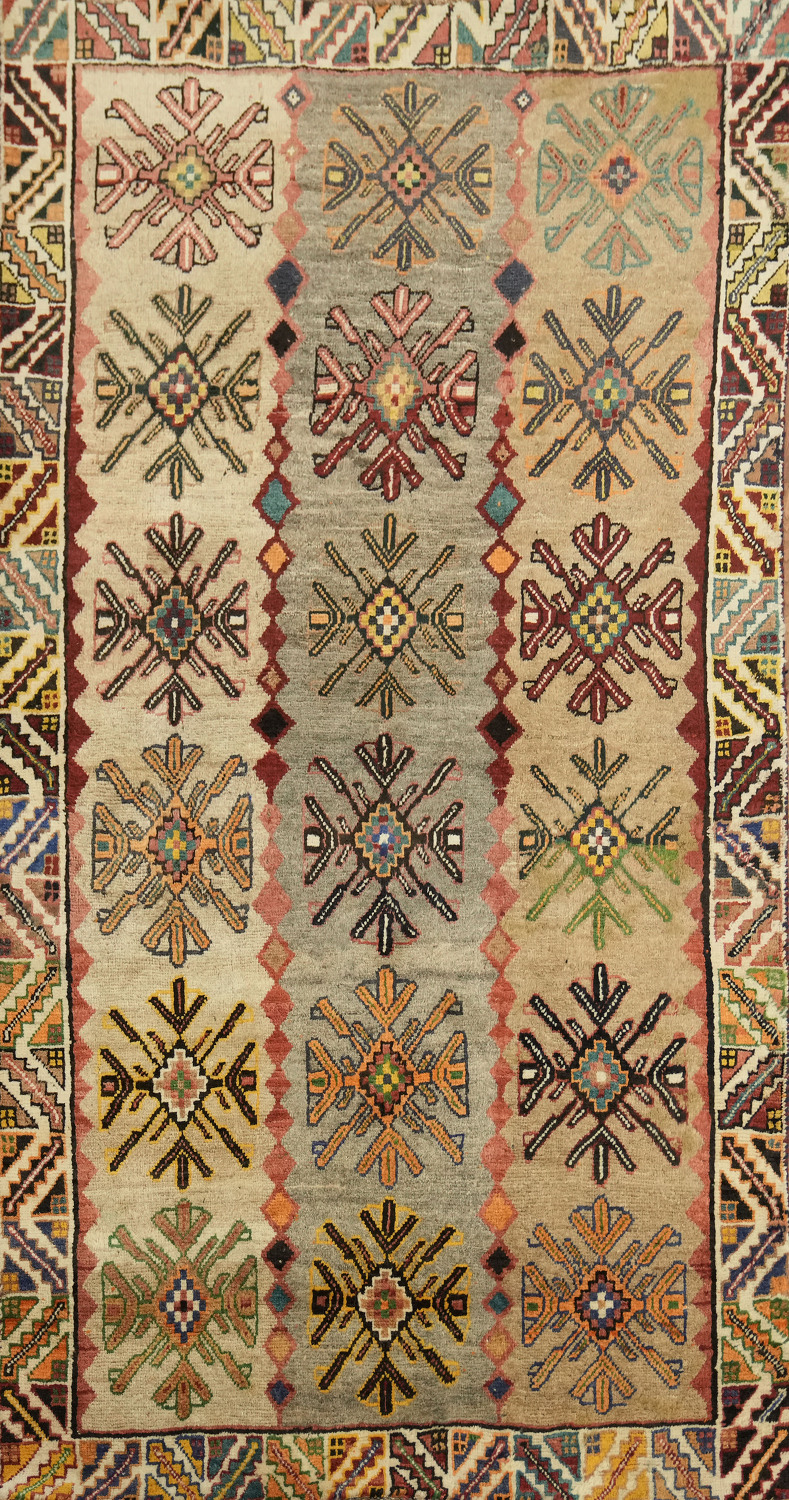 Geometric Shiraz Persian Rug 4x7