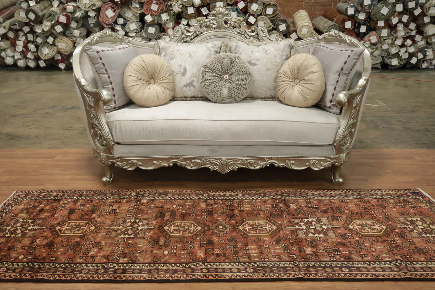 Tribal Wool Gharajeh Persian Runner Rug 3x9