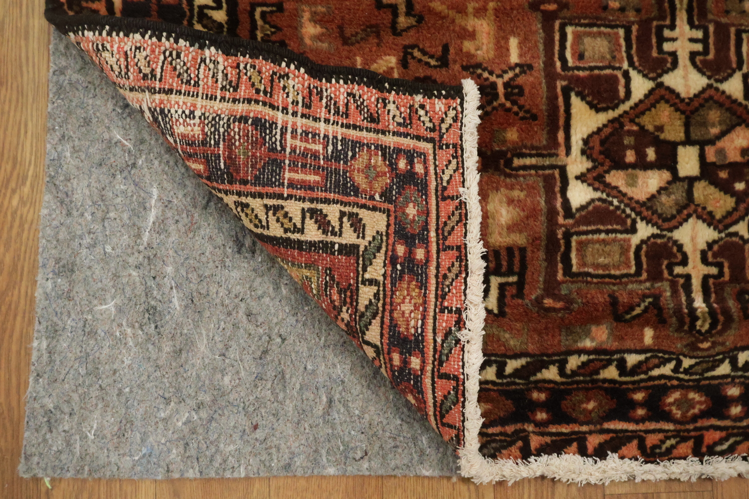 Tribal Wool Gharajeh Persian Runner Rug 3x9