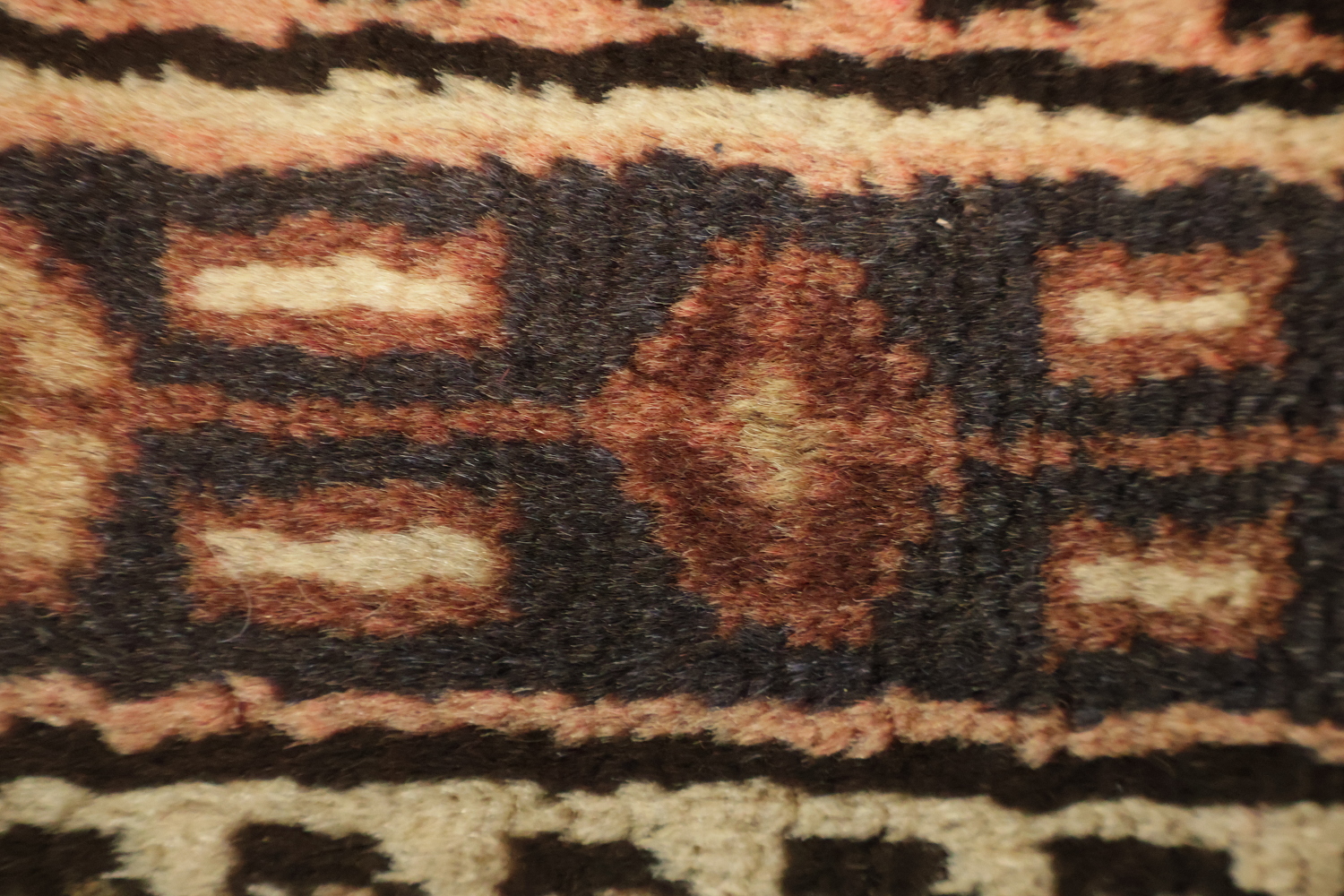Tribal Wool Gharajeh Persian Runner Rug 3x9