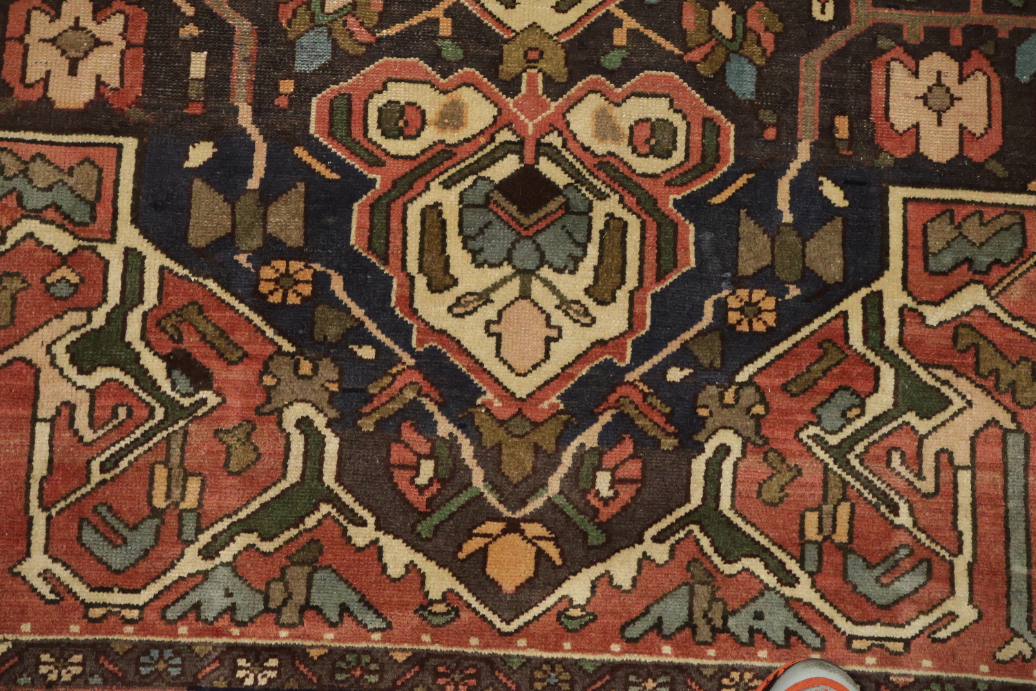 Geometric Bakhtiari Persian Area Rug 7x10
