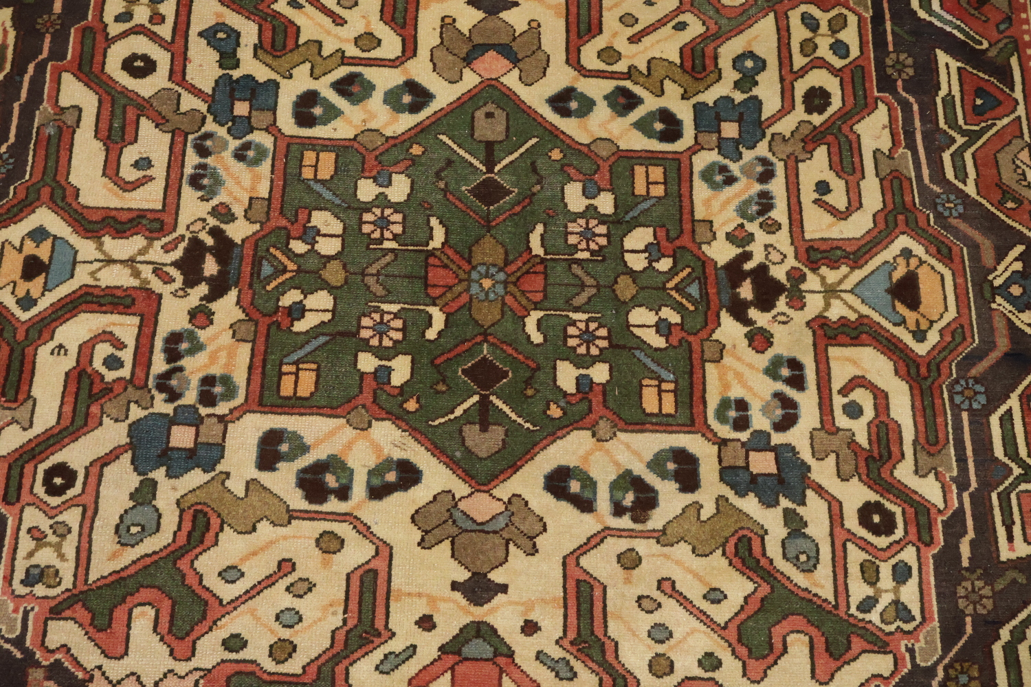 Geometric Bakhtiari Persian Area Rug 7x10