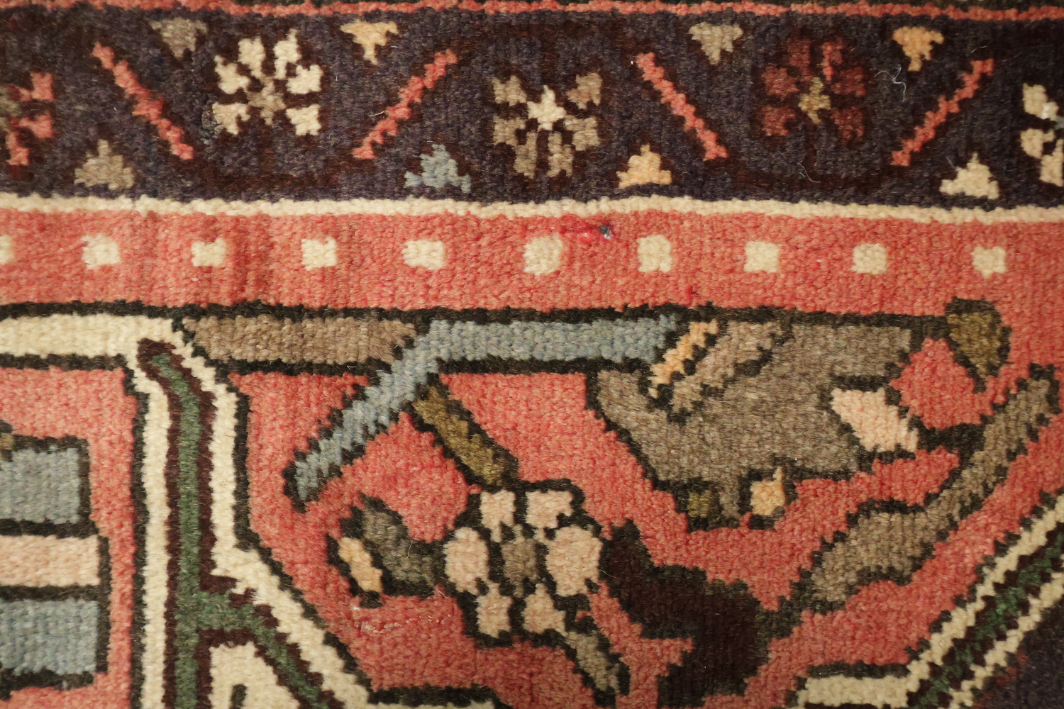 Geometric Bakhtiari Persian Area Rug 7x10