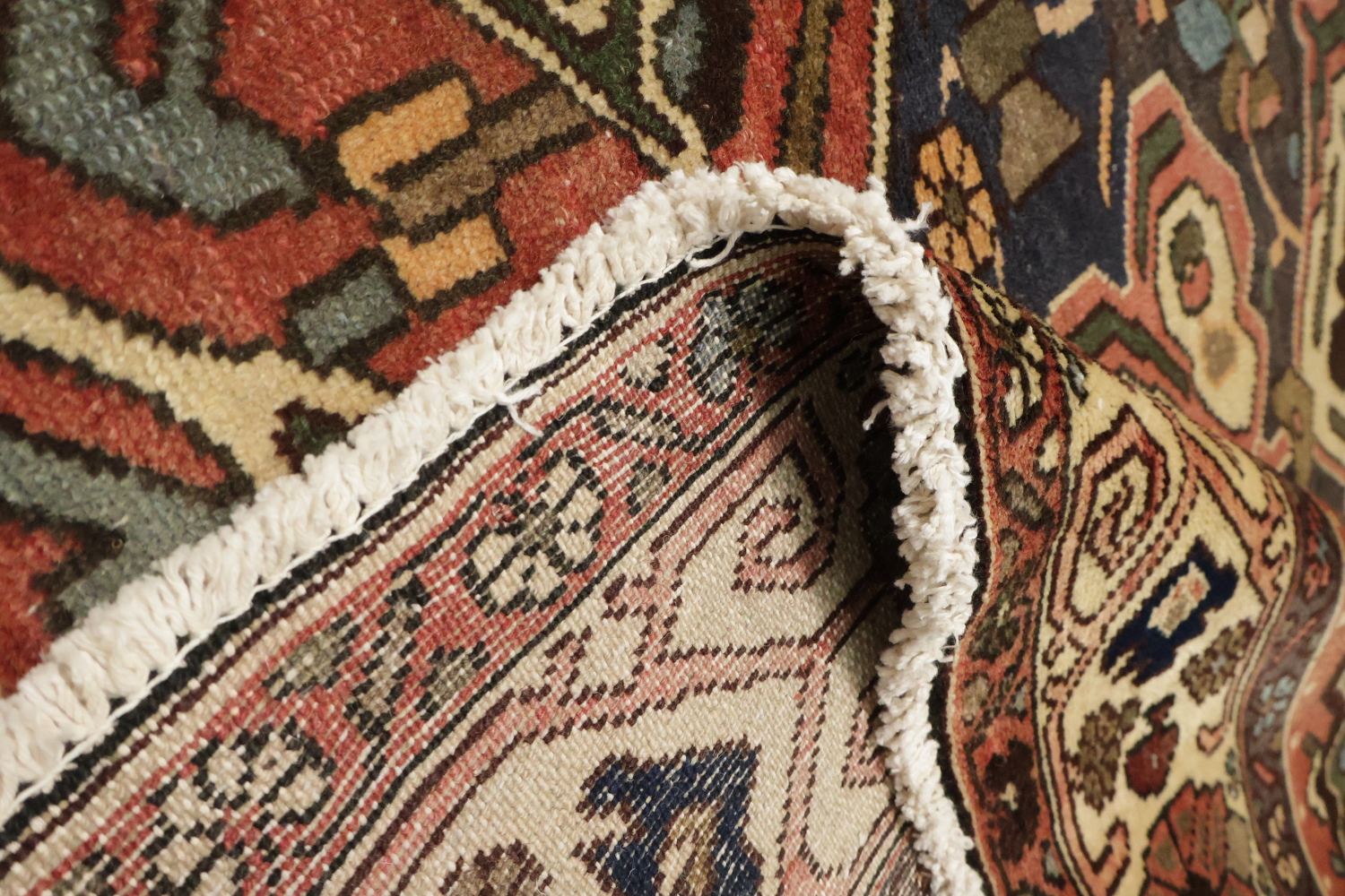 Geometric Bakhtiari Persian Area Rug 7x10