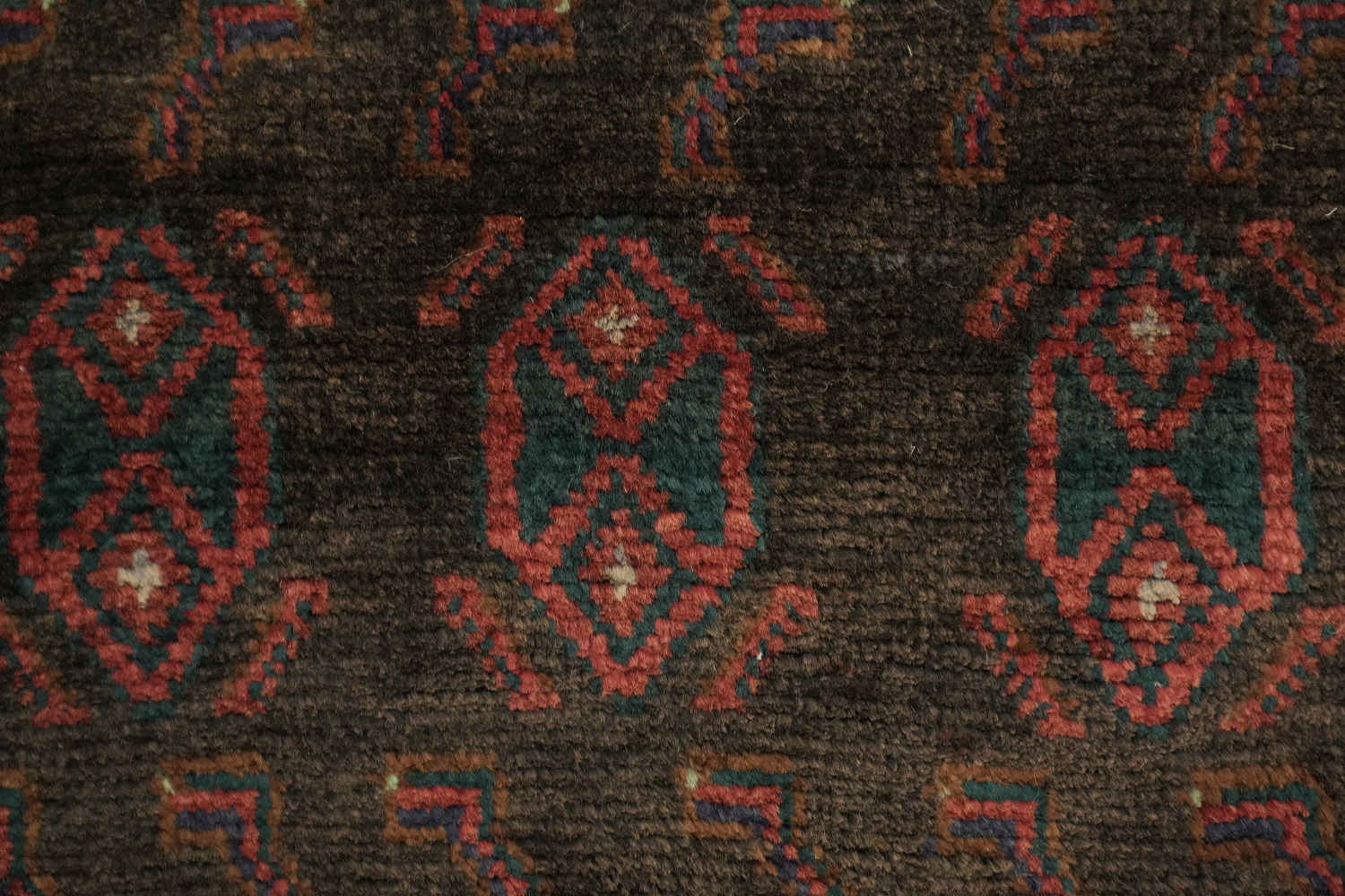 Geometric Hamedan Persian Area Rug 5x13