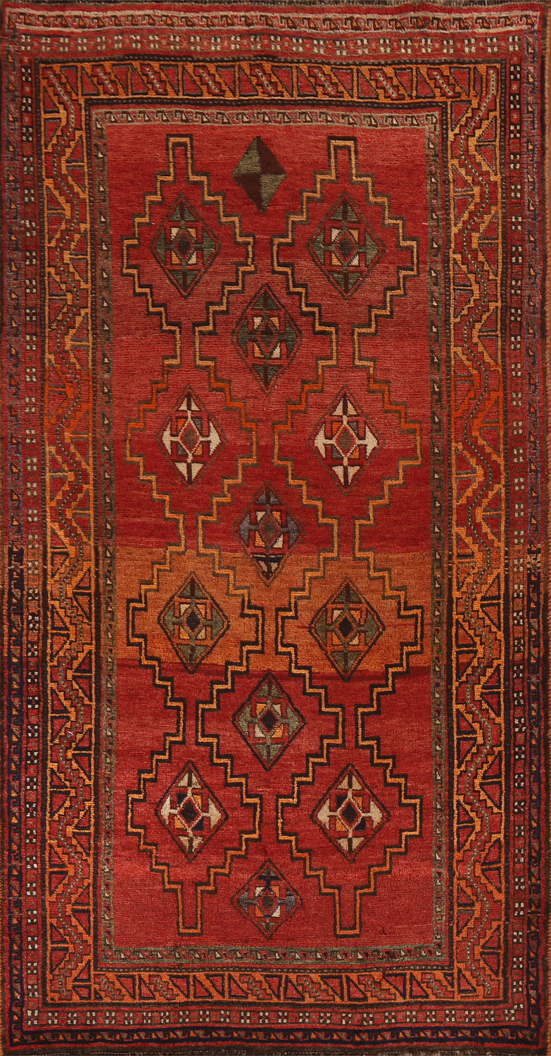 Vintage Wool Lori Persian Area Rug 5x10