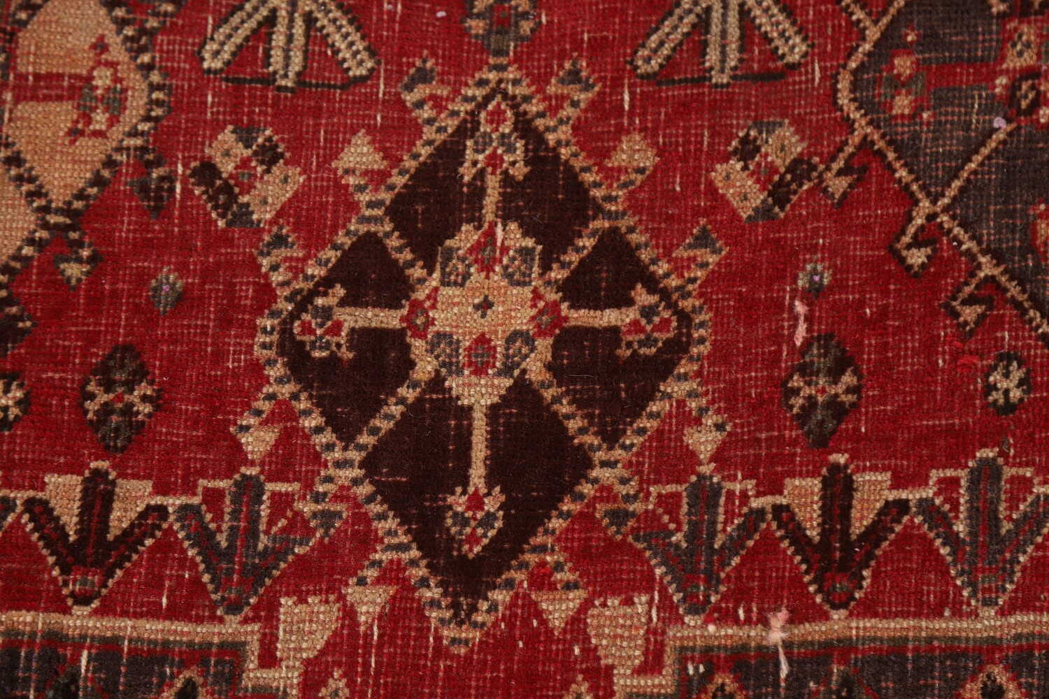 Vegetable Dye Antique Shiraz Persian Rug 4x8