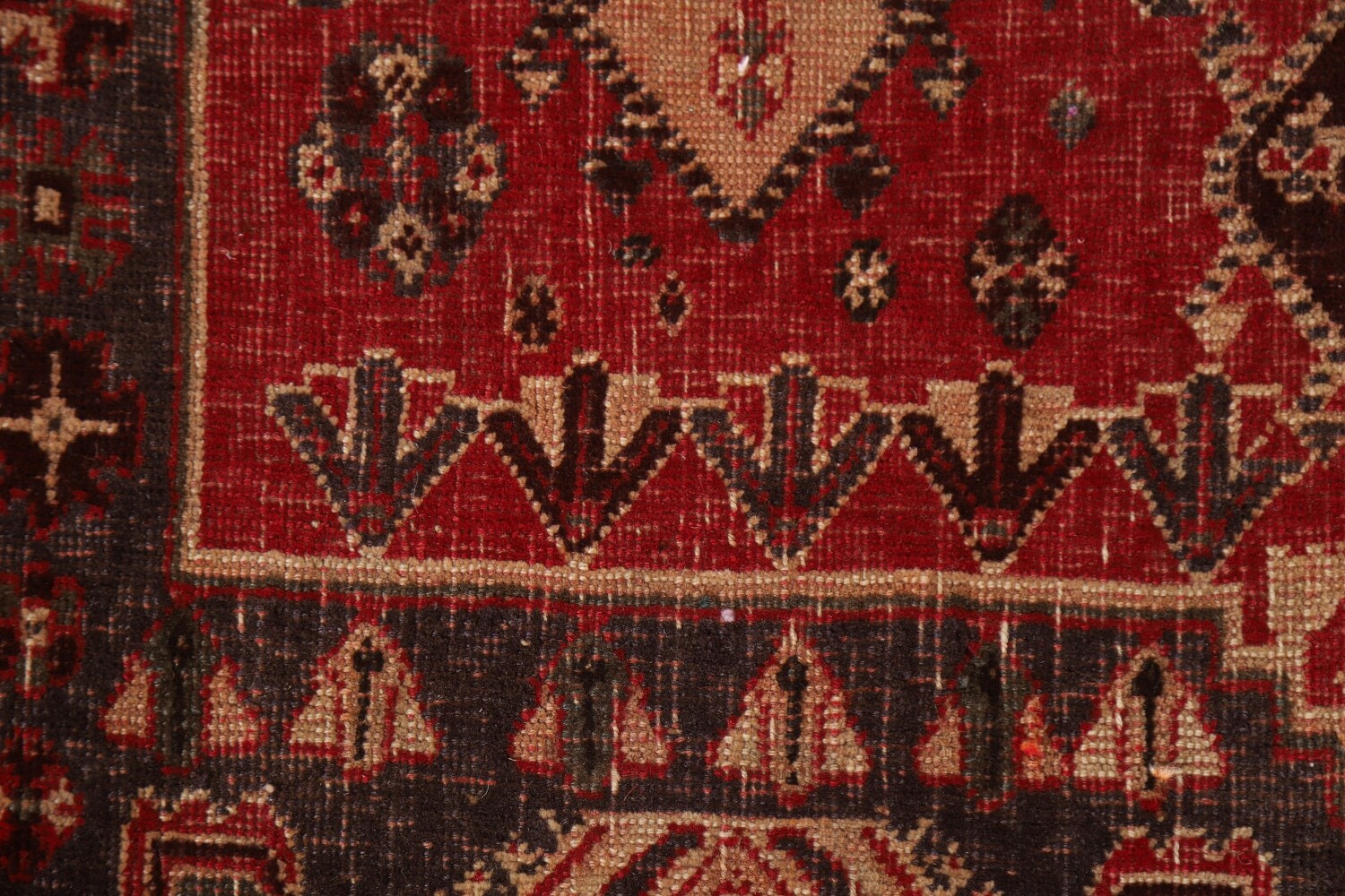 Vegetable Dye Antique Shiraz Persian Rug 4x8