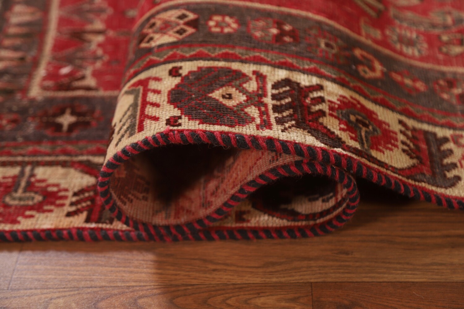 Vegetable Dye Antique Shiraz Persian Rug 4x8