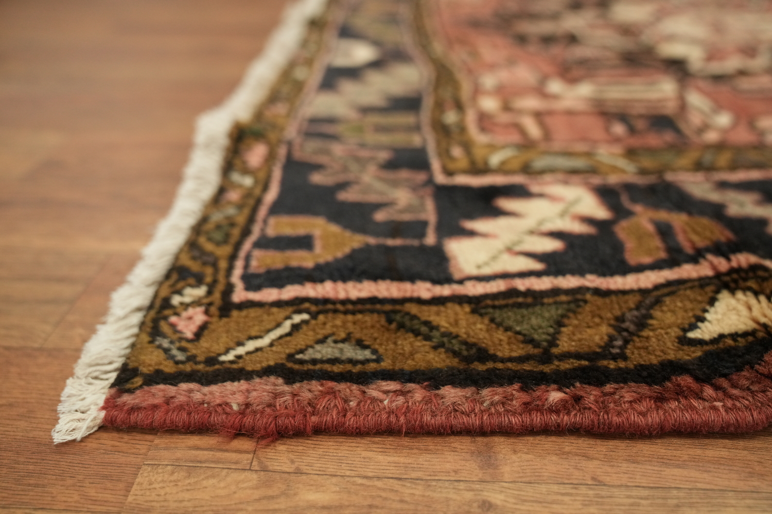 Vintage Heriz Persian Runner Rug 4x10