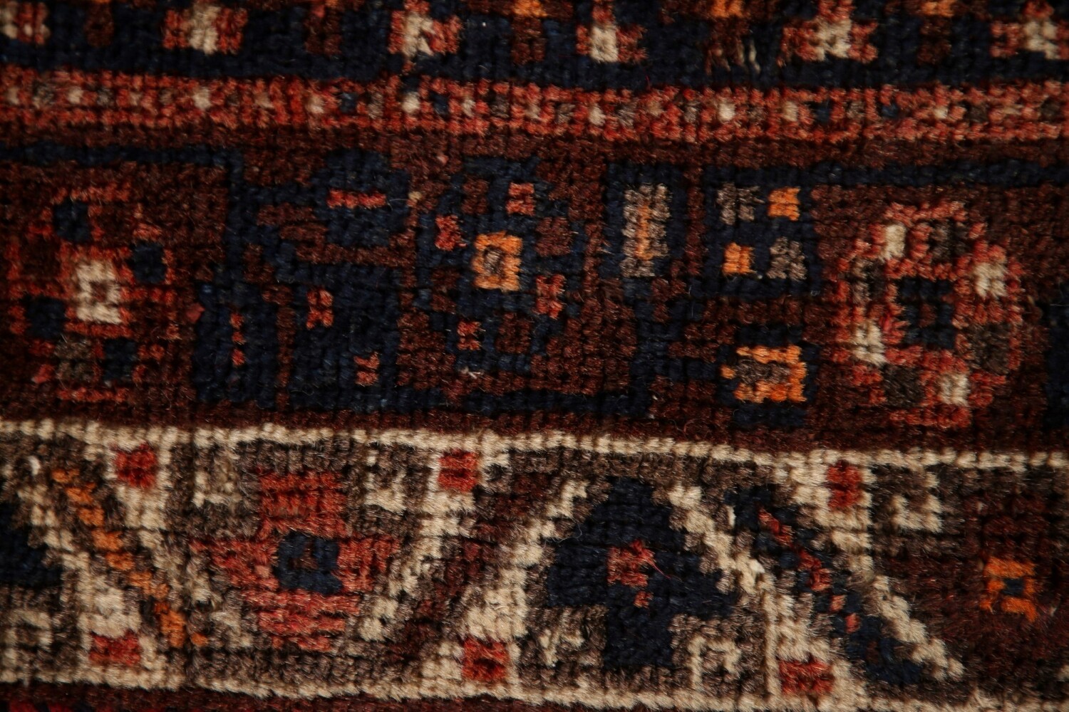 Antique Vegetable Dye Qashqai Persian Area Rug 6x9