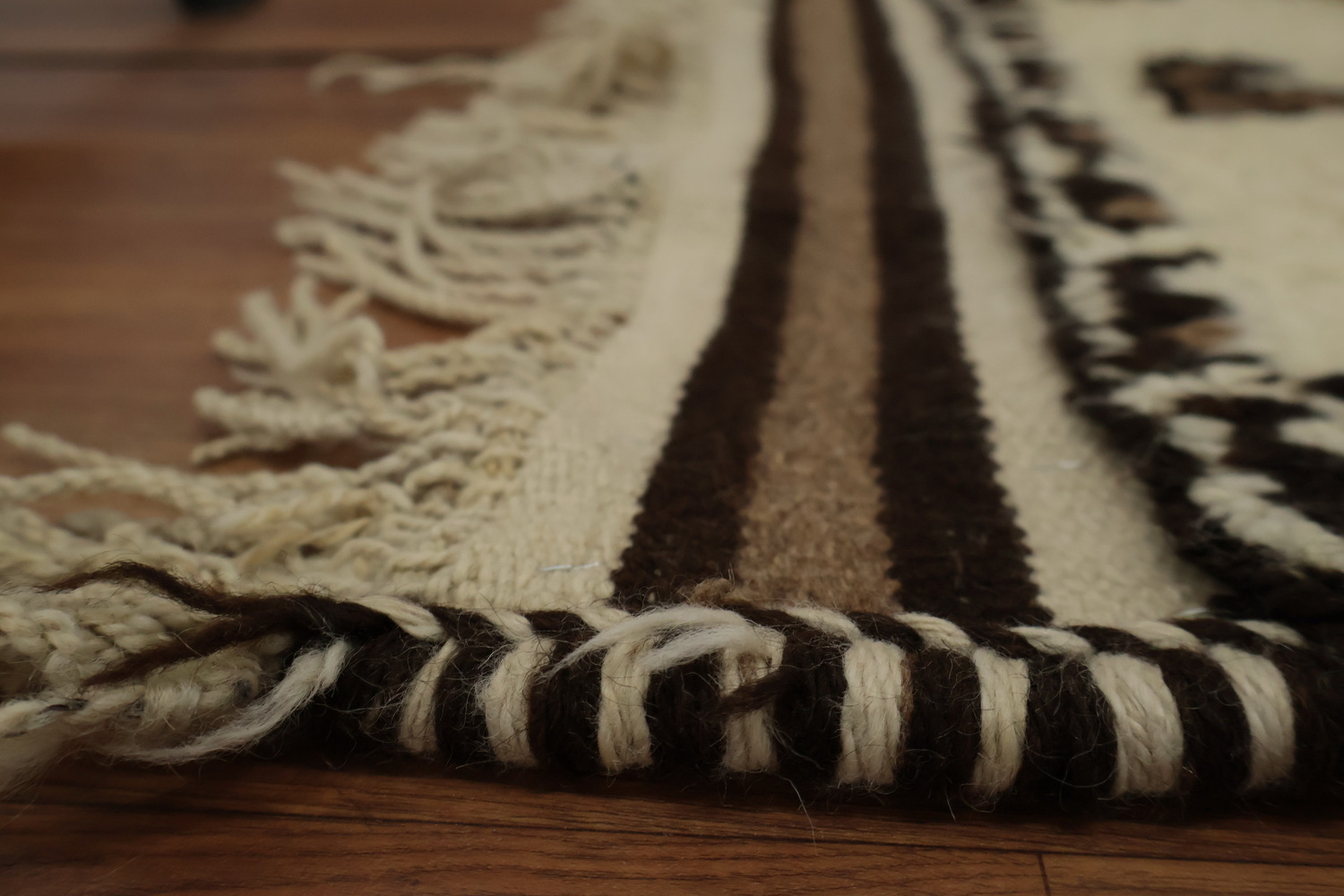 Intricate Kurdish Vegetable Dye Runner Rug 3x11 Perfect for Hallway Decor