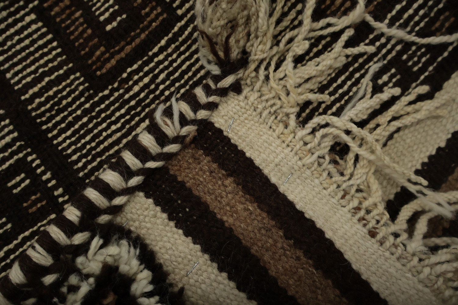 Intricate Kurdish Vegetable Dye Runner Rug 3x11 Perfect for Hallway Decor