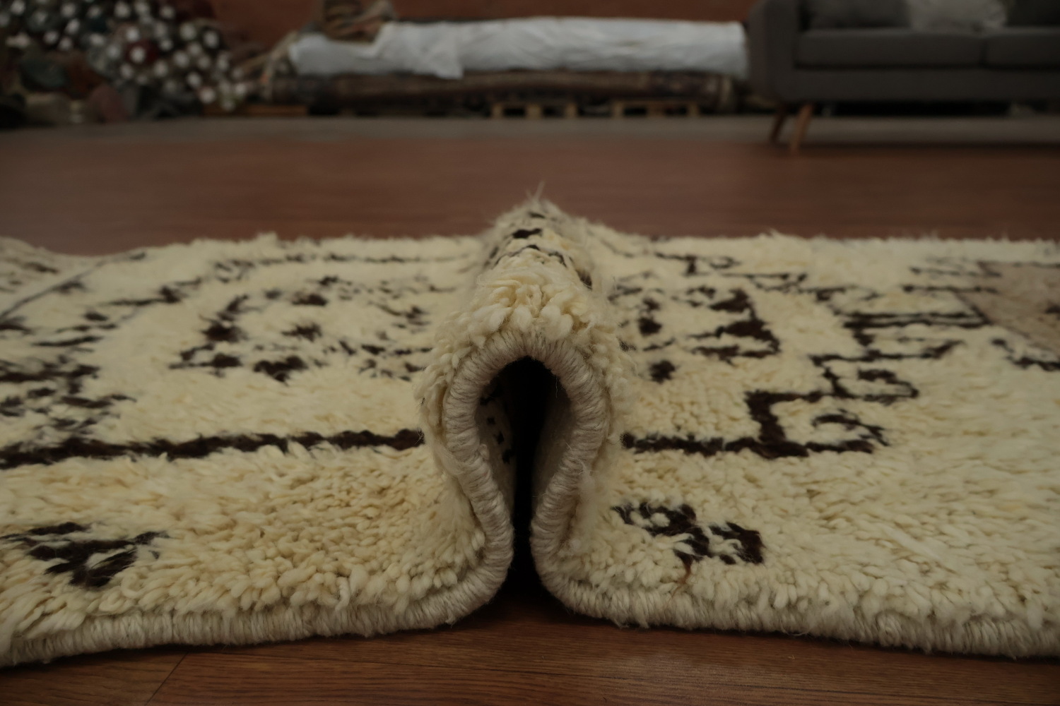 Natural Dye Kurdish Turkish Runner Rug 3x11