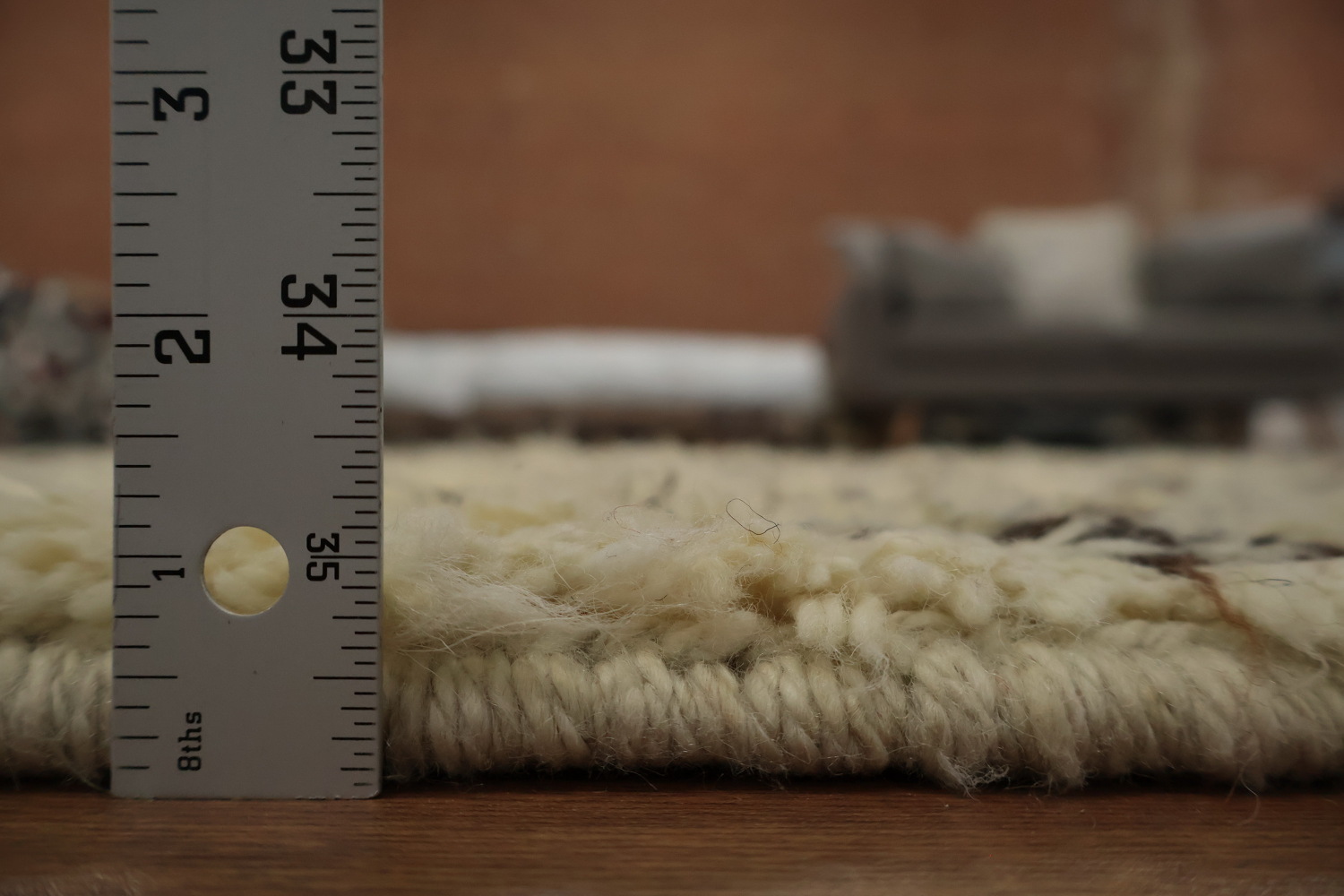 Natural Dye Kurdish Turkish Runner Rug 3x11